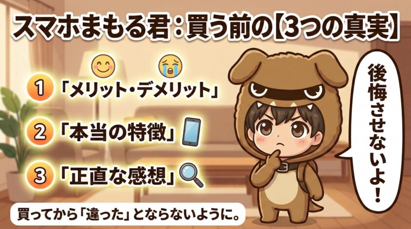 スマホまもる君を買う前に知っておきたい3つのこと