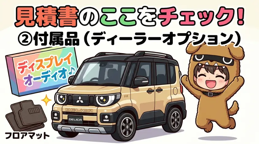 付属品（ディーラーオプション）