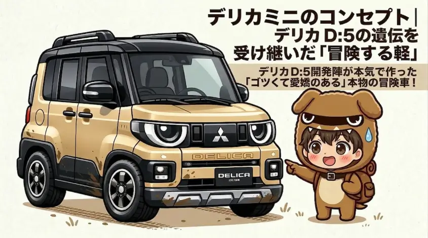 デリカミニのコンセプト