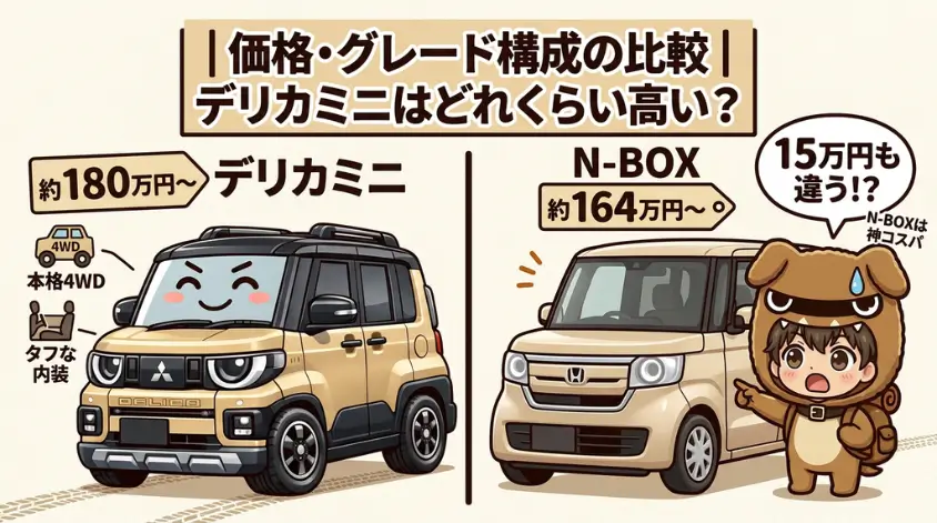 価格・グレード構成の比較