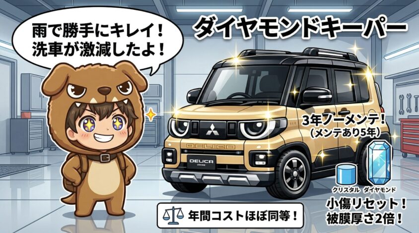 ダイヤモンドキーパー｜3年持つバランス型の実力派