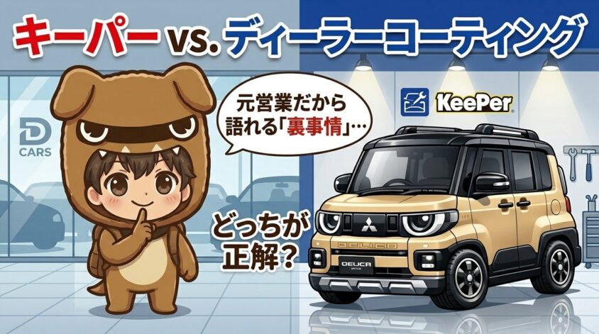 キーパーコーティングとディーラーコーティング比較