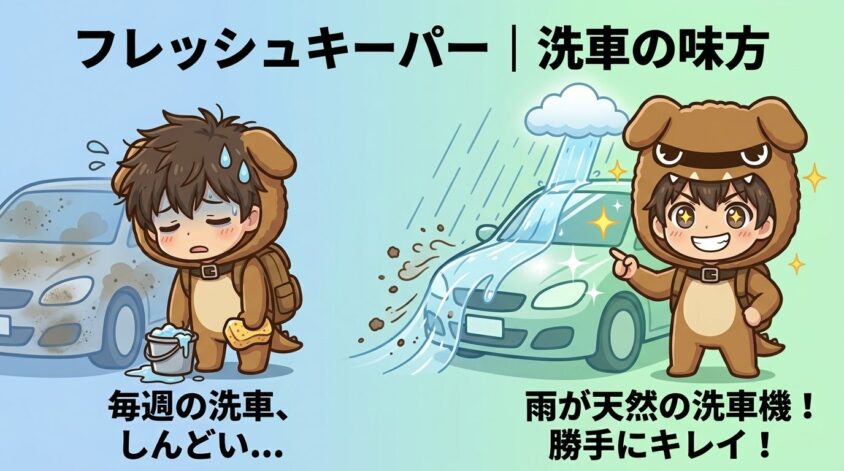 フレッシュキーパー｜洗車の手間を減らしたい人の味方