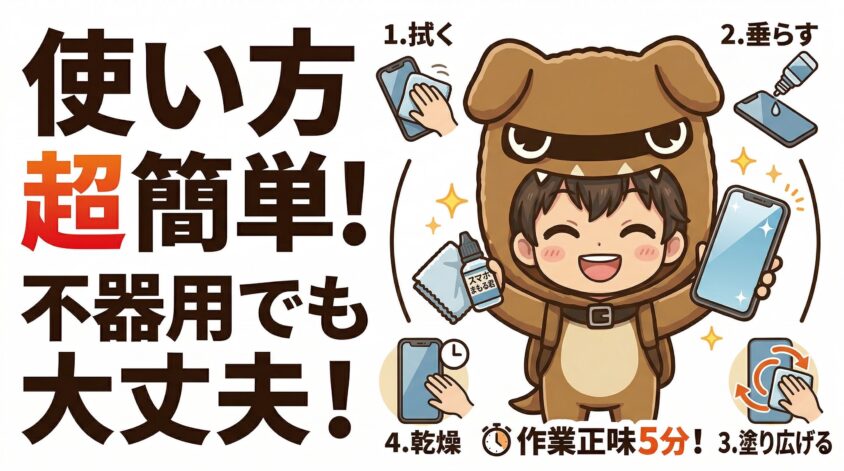 使い方（施工方法）は超簡単