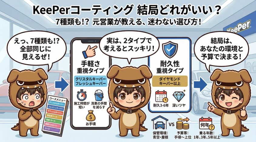 キーパーコーティング どれがいい