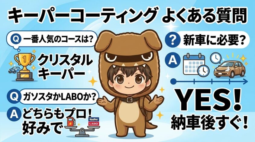 キーパーコーティングに関するよくある質問