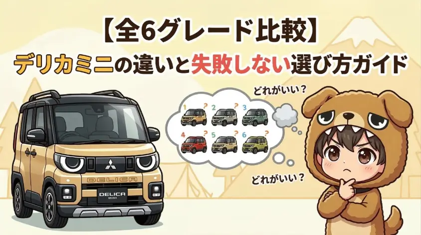 デリカミニグレード違い
