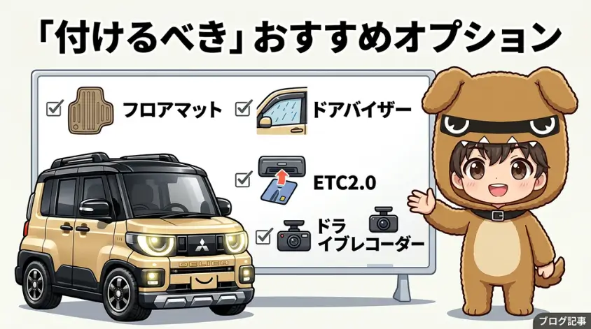 「付けるべき」おすすめオプション