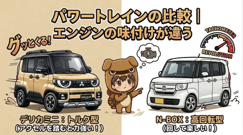 パワートレインの比較