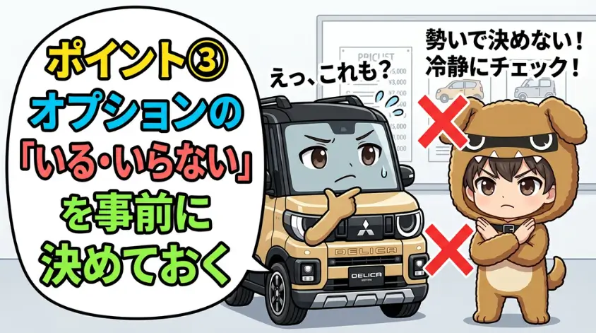 「付けるべき」おすすめオプション