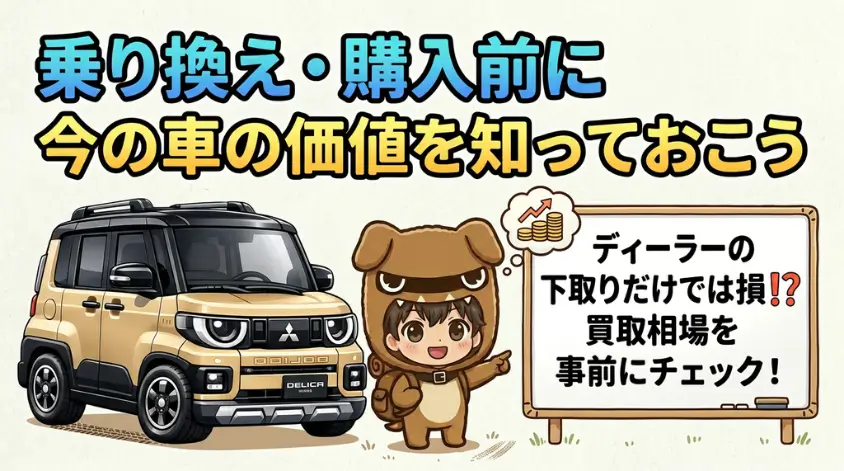 購入前に今の車の価値を知っておこう