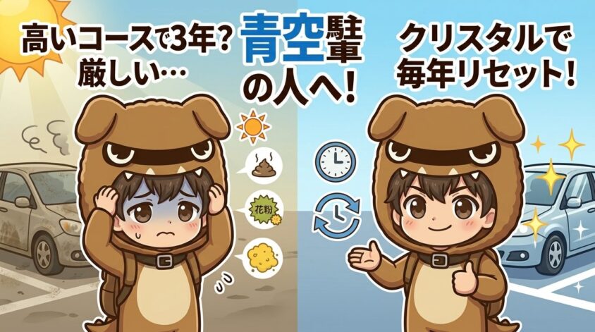 青空駐車の人におすすめのコース