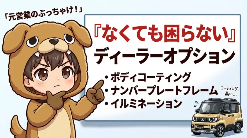 「なくても困らない」オプション