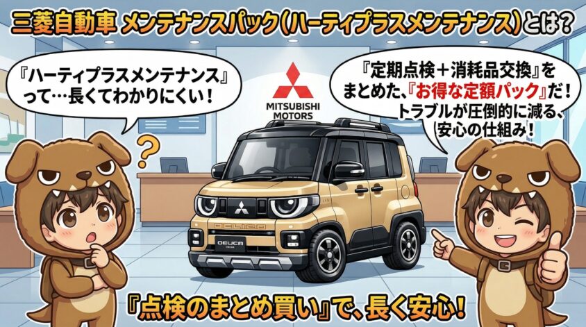 三菱自動車メンテナンスパック(ハーティプラスメンテナンス)とは?