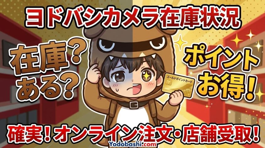 ヨドバシカメラ｜店舗によって在庫状況が異なる