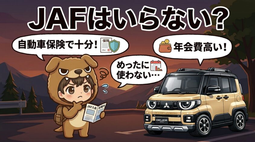「JAFはいらない」と言われる3つの理由