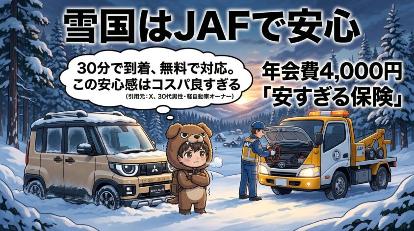 雪国在住、または冬場の運転が多い人