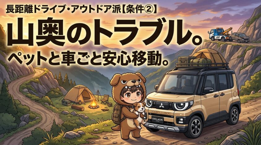 長距離ドライブ・アウトドアが好きな人