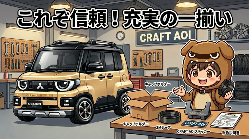 同梱品一式と付属ステッカー