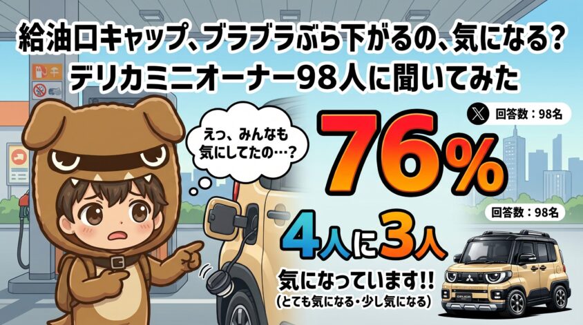 デリカミニオーナー98人に聞いてみた
