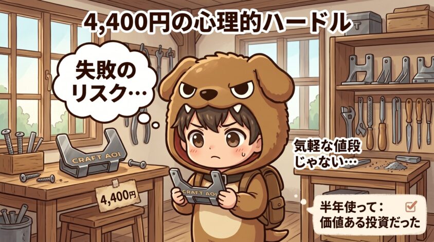 4,400円という価格の心理的ハードル