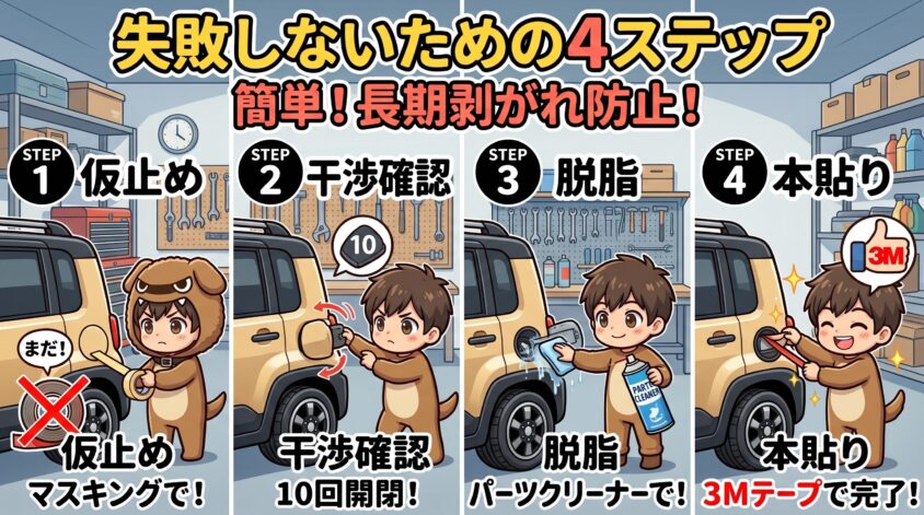 失敗しないための4ステップ