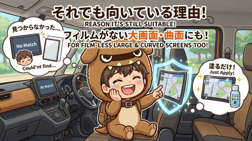 デメリットの裏返し：それでも車の画面に「向いている」理由