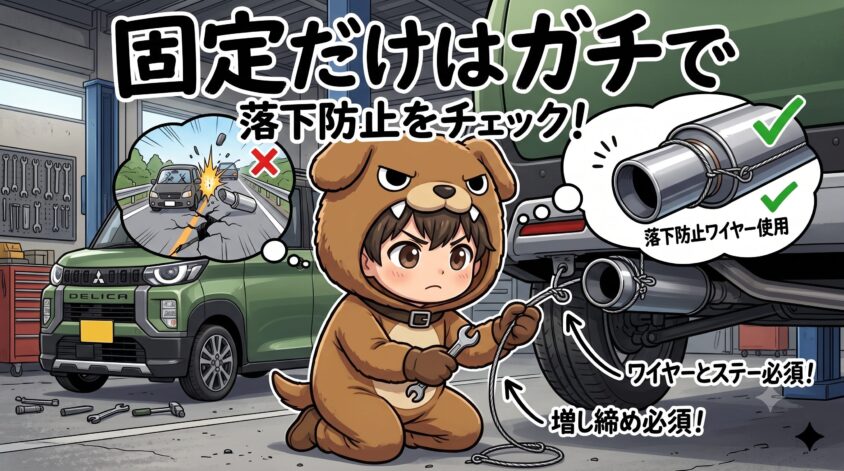 取付方式と落下防止をチェック