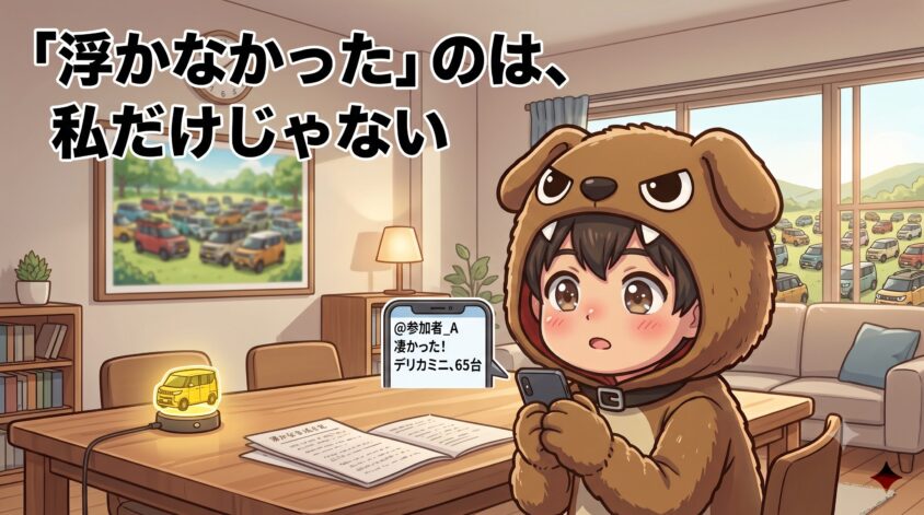「浮かなかった」と感じたのは、どうやら私だけではないようです