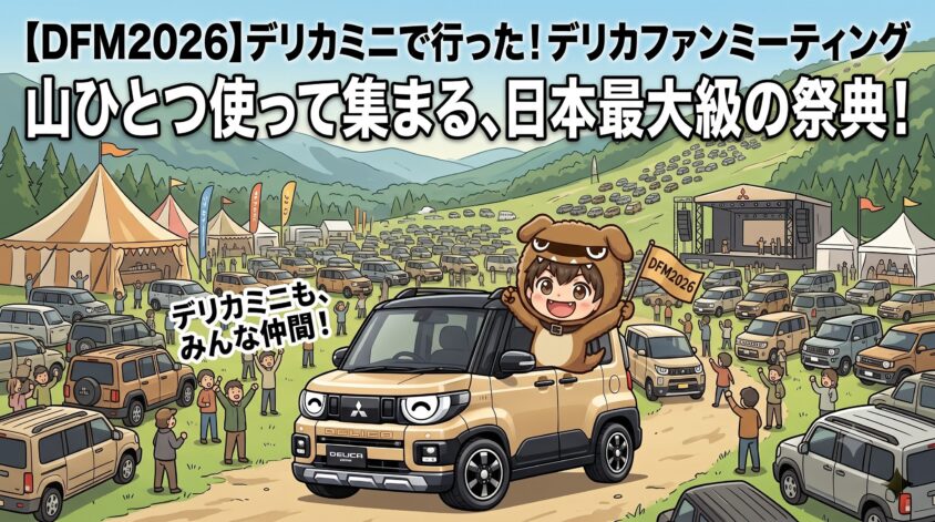 【DFM2026】デリカミニで行ったデリカファンミーテ
