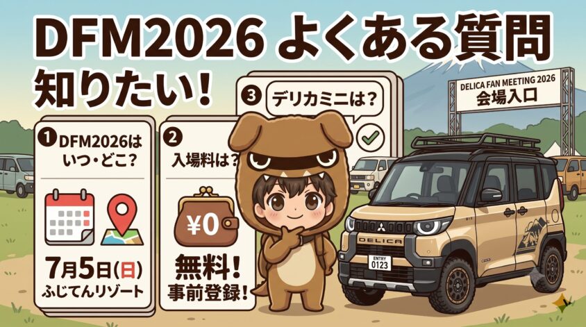 DFM2026についてよくある質問