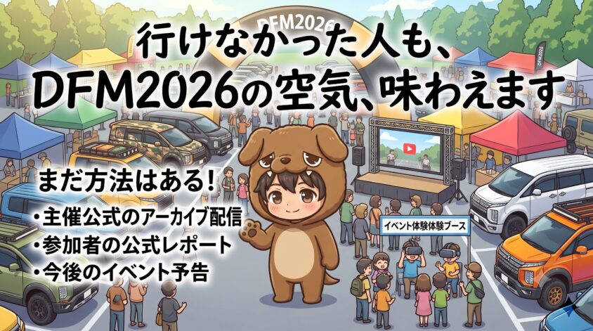 行けなかった人も、DFM2026の空気は味わえます