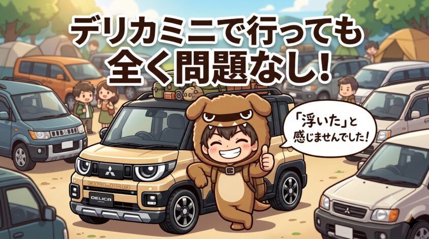 デリカミニで行っていいのか