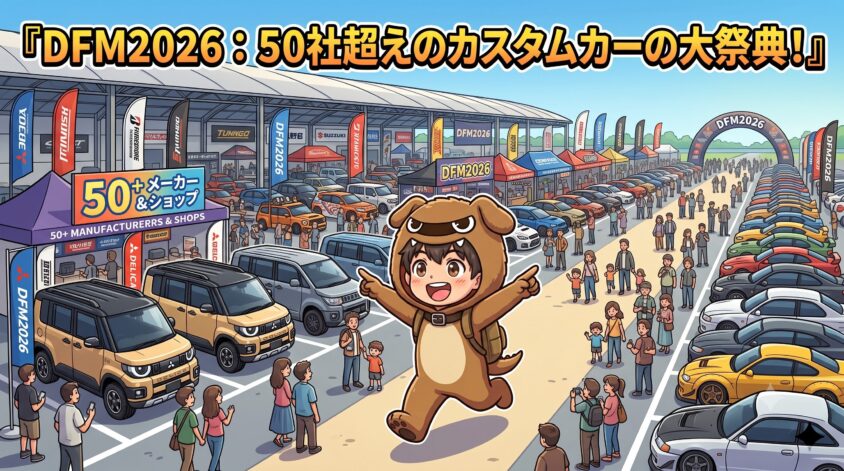 50社を超えるメーカーとショップが集まった、DFM2026の会場
