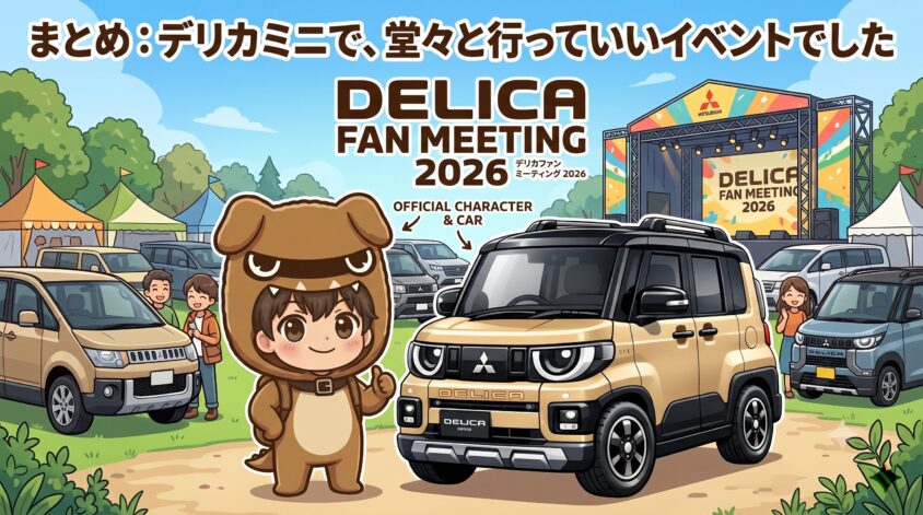 デリカミニで、堂々と行っていいイベントでした