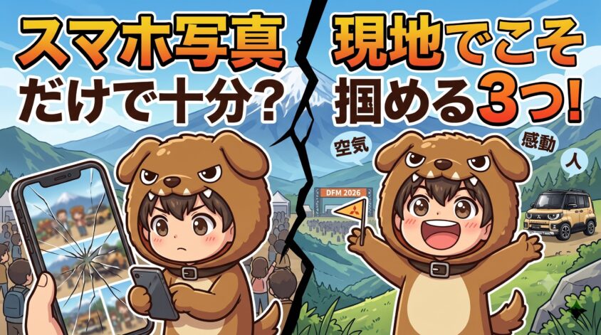 ネットで写真を見るのと、現地に立つのは何が違ったか