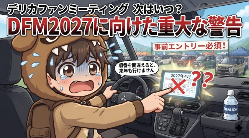 次のデリカファンミーティングはいつ？DFM2027に向けて今わかっていること