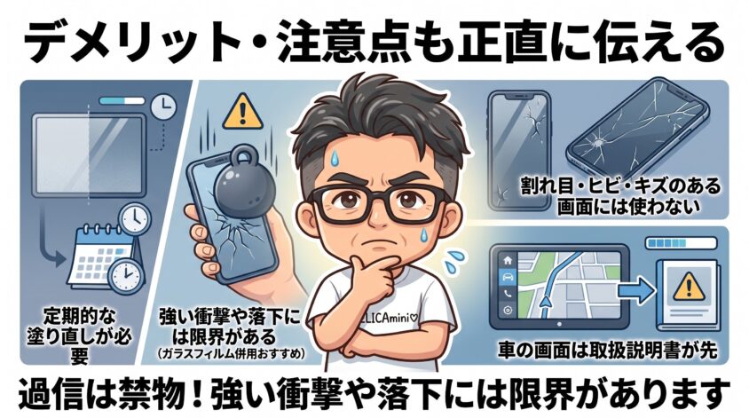 デメリット・注意点も正直に伝える