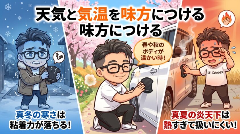 天気と気温を味方につける