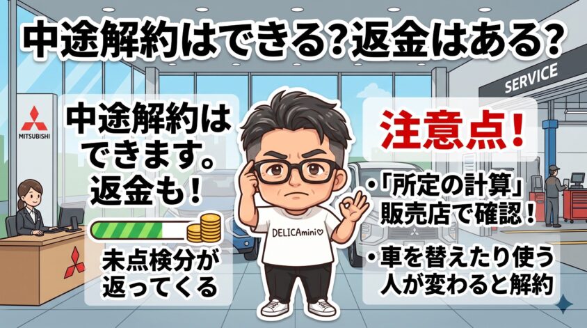 中途解約はできる?返金はある?