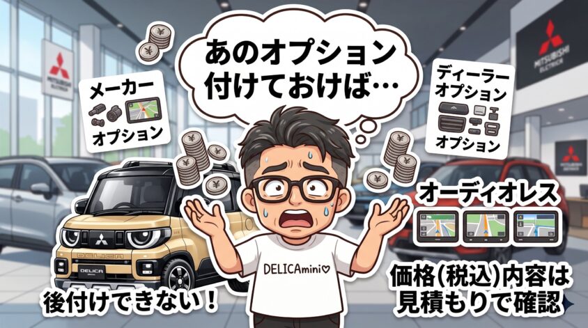 メーカーオプションの注意点（後付けできない！）