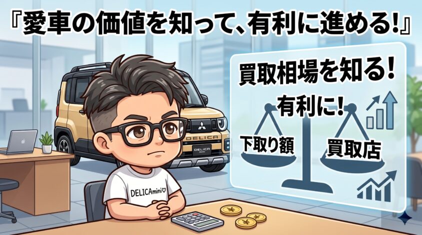 今の車の買取相場を事前に調べておく