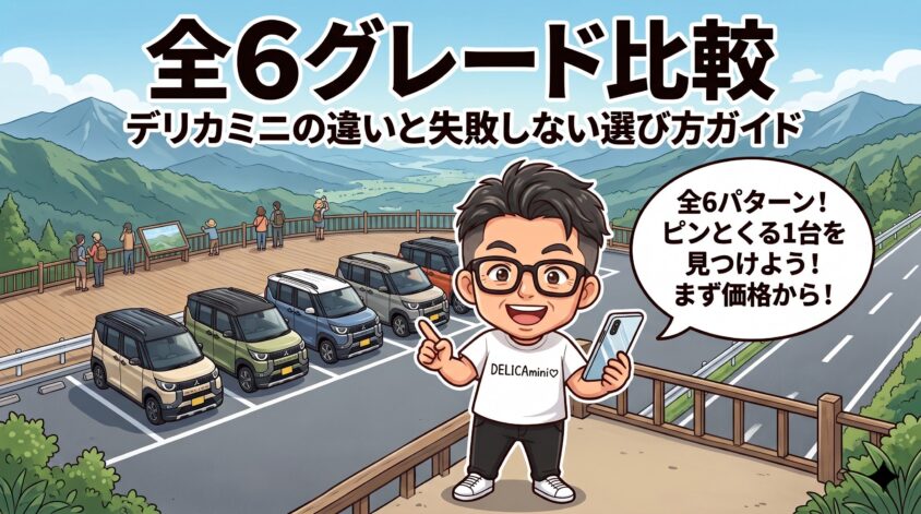 全6グレード比較 デリカミニの違いと失敗しない選び方ガイド