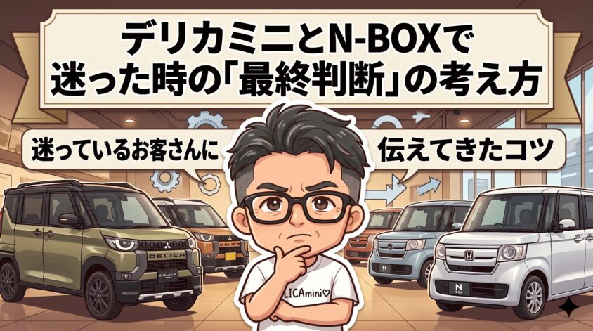 デリカミニとN-BOXで迷った時の「最終判断」の考え方