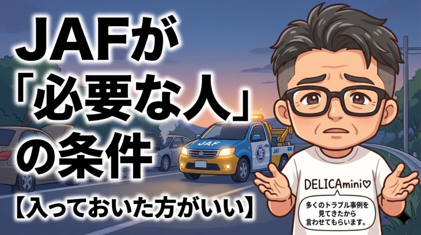 JAFが「必要な人」の条件