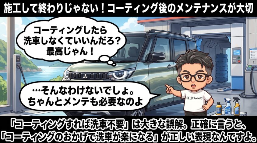 コーティング後のメンテナンス