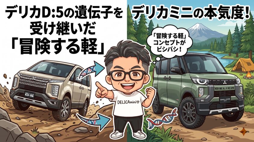 デリカミニのコンセプト