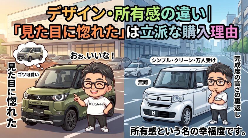 デザイン・所有感の違い