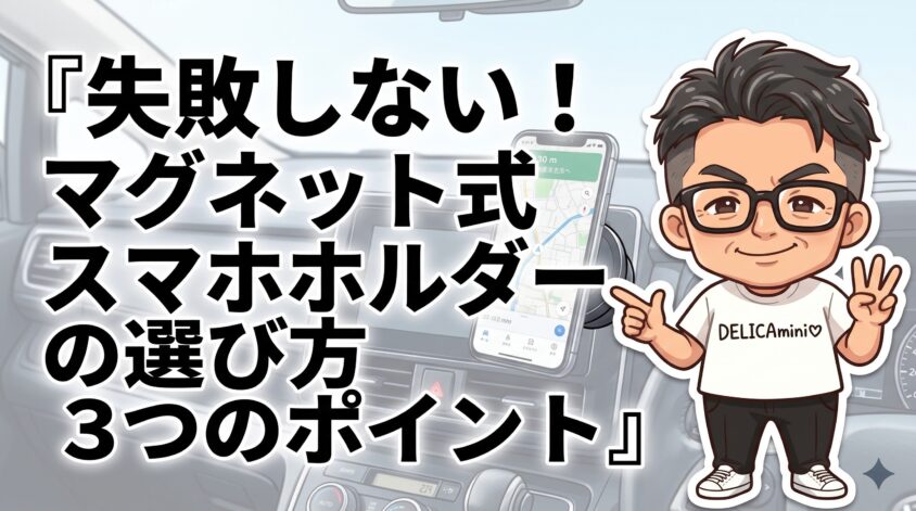失敗しない！マグネット式スマホホルダーの選び方3つのポイント