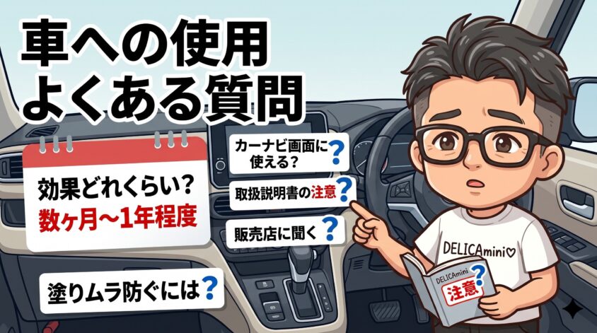 スマホまもる君を車に使うときのよくある質問